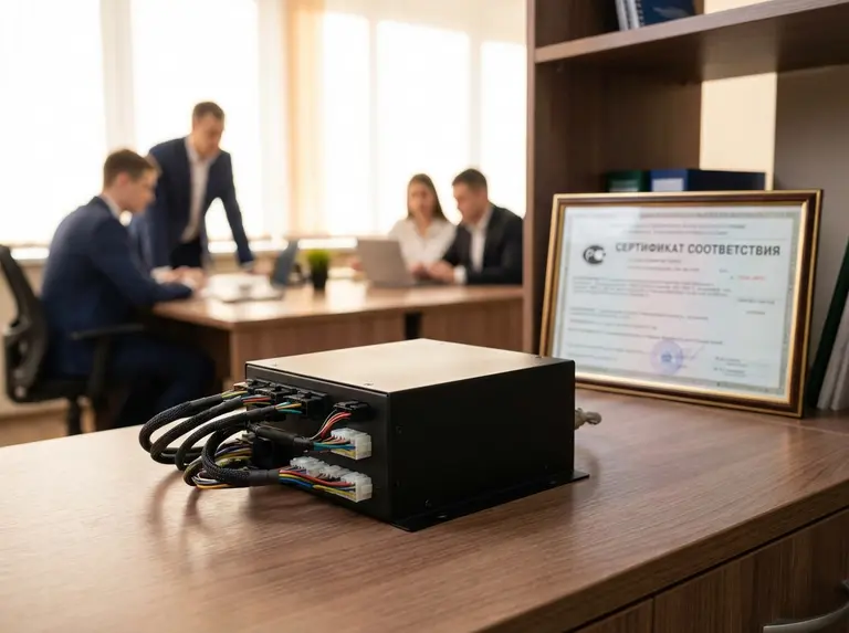 Сертификат на блок управления