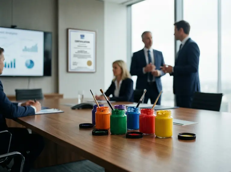 Сертификат на акриловые краски